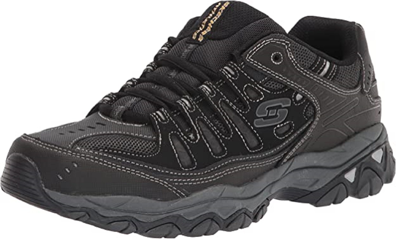Skechers Men's After Burn Memory Foam Lace-Up Sneakers