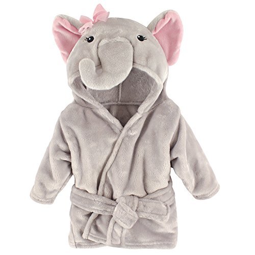 Hudson Baby Plush Animal Face Robe