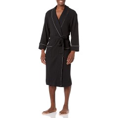 Amazon Essentials Men's Waffle Shawl Robe