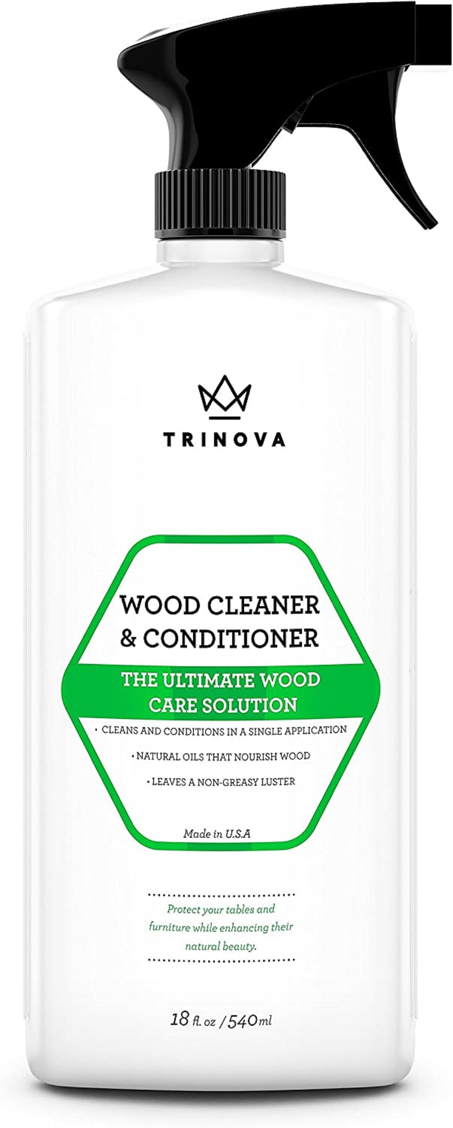 TriNova Wood Cleaner, Conditioner, Wax &amp; Polish