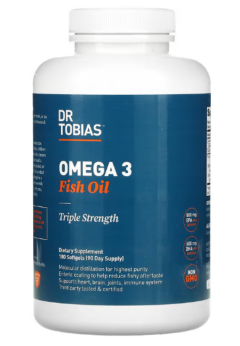 Dr. Tobias Triple-Strength Omega-3 Fish Oil