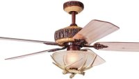 Tropwellhouse Indoor Rustic Ceiling Fan