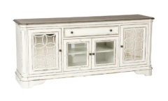 Birch Lane White Branca Antique 74" TV Console