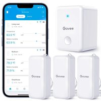 Govee Wi-Fi Hygrometer Thermometer Sensor, 3 Pack