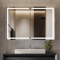 Hasuit Lighted Medicine Cabinet with Mirror