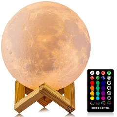 Logrotate Moon Lamp