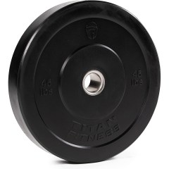 Titan Fitness 45 LB Black Economy Olympic Bumper Plate