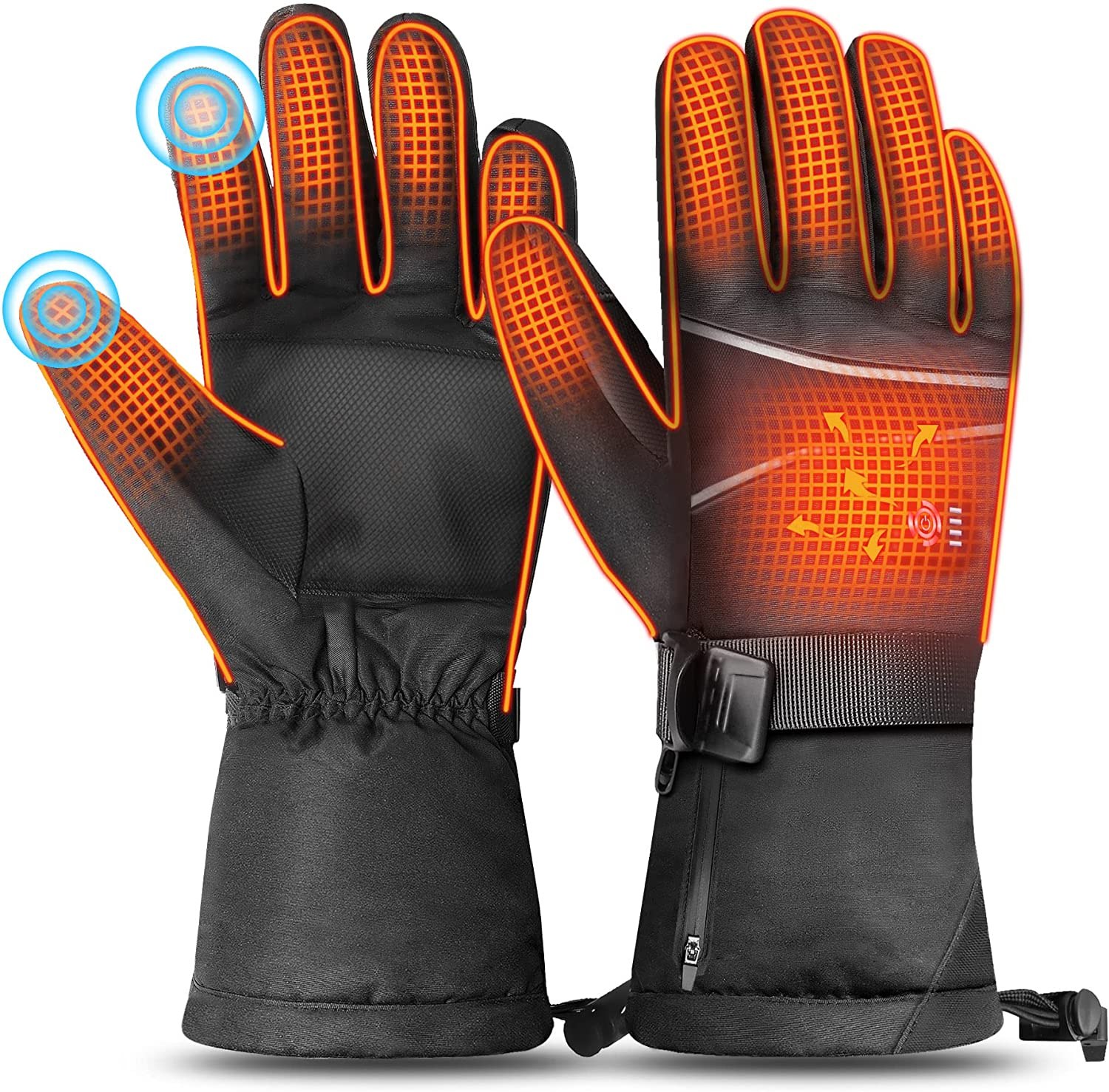 EEIEER Battery Heated Gloves
