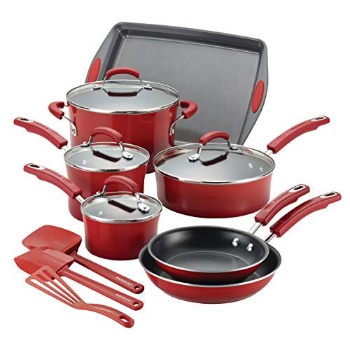 Rachael Ray 14-Piece Enamel Nonstick