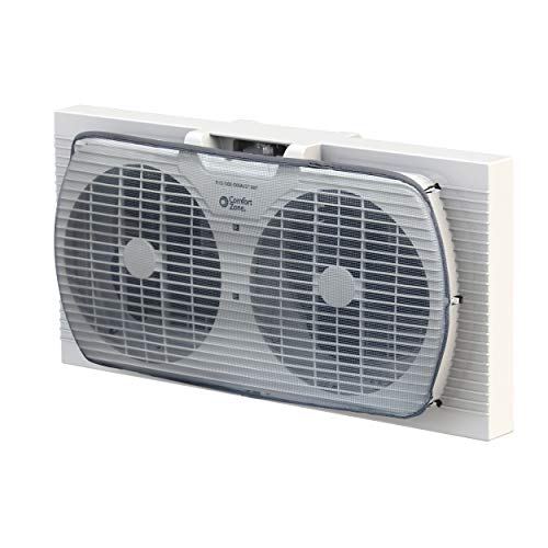 Comfort Zone Portable Twin Window Fan