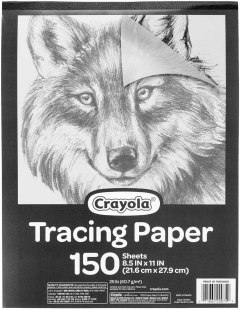 Crayola Smooth 8.5" x 11" Tracing Paper, 150 sheets