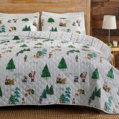 Great Bay Home Christmas Quilt Set