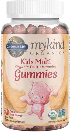 Garden of Life mykind Organics Kids' Multi Organic Fruit and Gummies