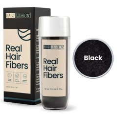 Hair Illusion 100% Natural Real Human Hair Fibers