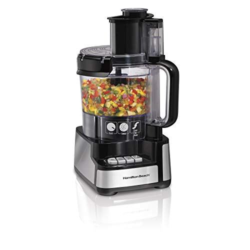 Hamilton Beach 12-Cup Stack &amp; Snap Food Processor