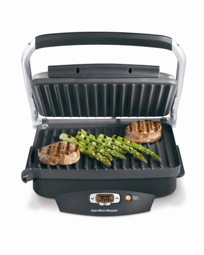 Hamilton Beach Super Sear 100-Square-Inch Nonstick Indoor Searing Grill