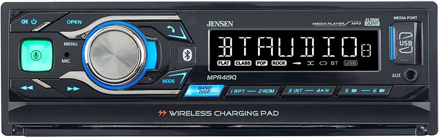 Jensen MPR419Q Single DIN Car Stereo