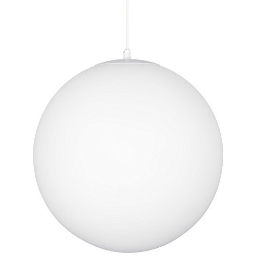 Kira Home Kira Home Ceres 8" Modern White Glass Globe Pendant Light