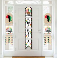 Big Dot of Happiness Happy Kwanzaa Vertical Paper Door Banners Wall Decoration Kit