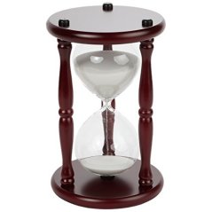 Lily's Home Cherry Wood Hourglass