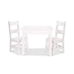 Melissa & Doug Table and Chairs 3-Piece Set