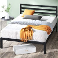 ZINUS Metal Platform Bed Frame with Headboard, Queen