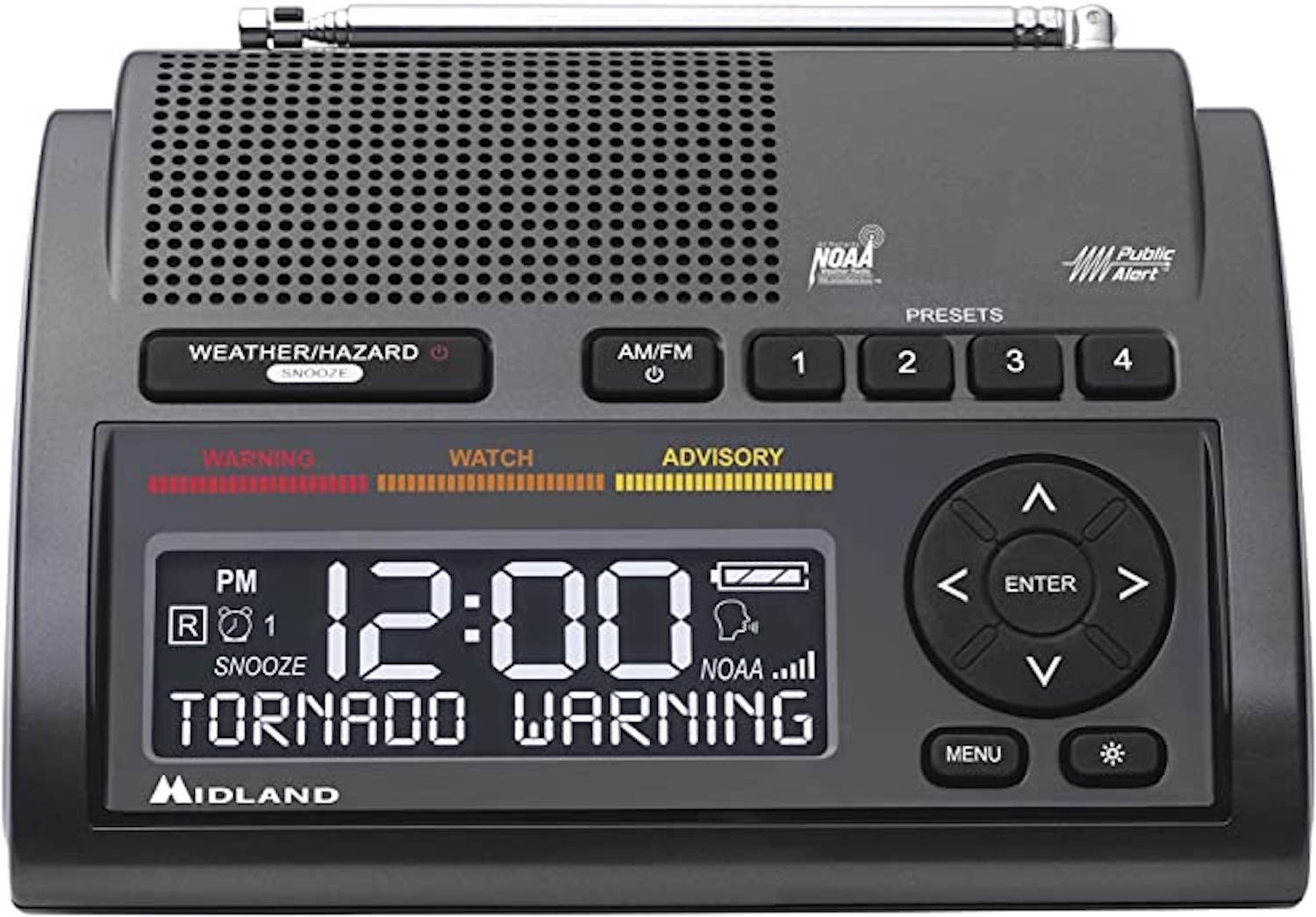 Midland Deluxe NOAA Emergency Weather Alert Radio
