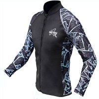 NATYFLY Wetsuit Jacket Long Sleeve Neoprene Wetsuits Top For Men/Women