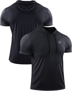 Neleus Athletic Shirt with Hood