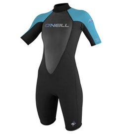 O'Neill Women's Reactor 2mm Short Sleeve Back Zip Spring Wetsuit