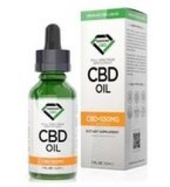 Diamond CBD Unflavored CBD Oil, 550 milligrams