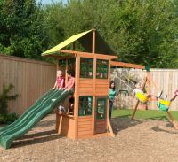 KidKraft Treasure Cove Wooden Swing Set