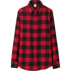 Amazon Essentials Women's Classic-Fit Plaid Flannel Shirt