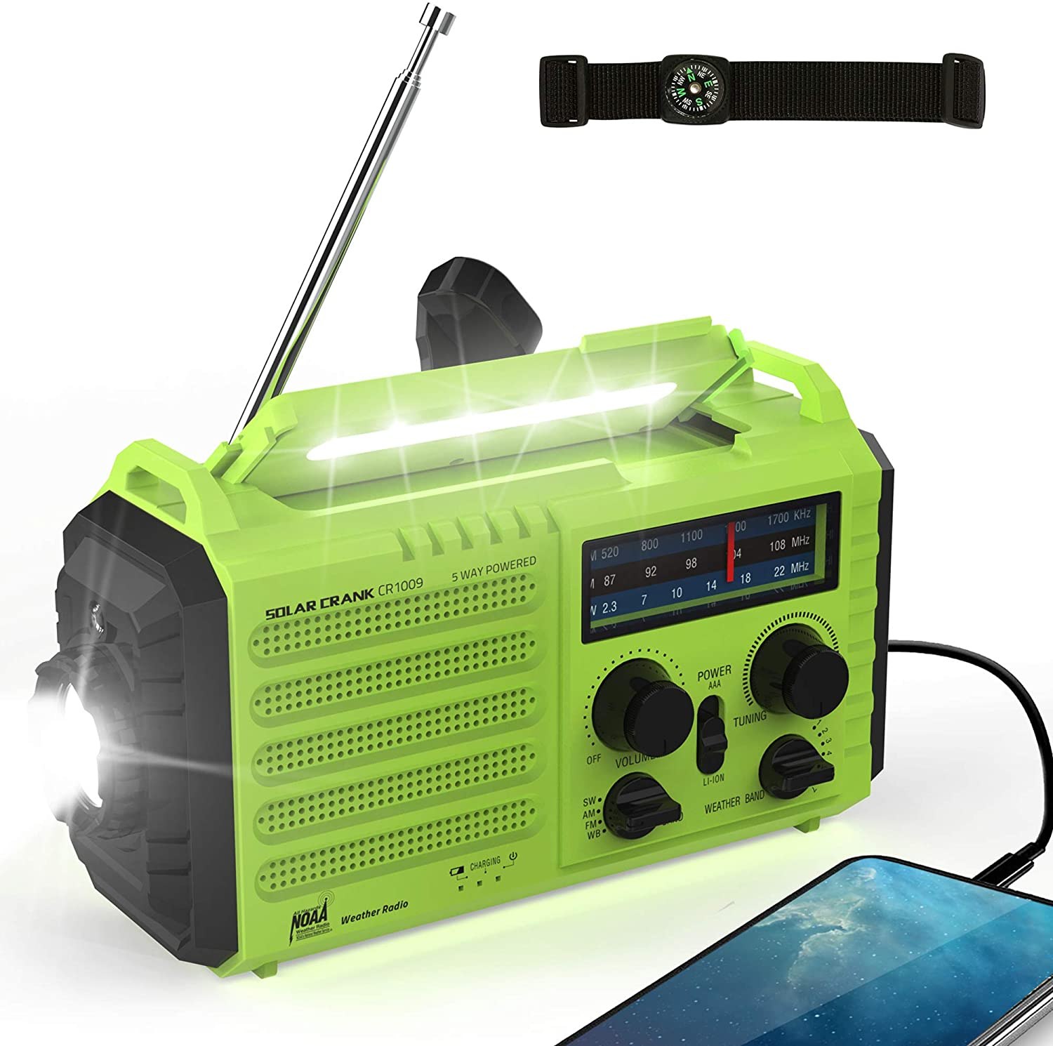ROCAM Emergency Radio with Solar