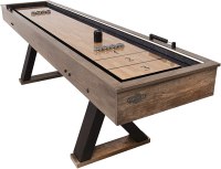 American Legend Kirkwood 9' LED Light Up Shuffleboard Table with Bowling