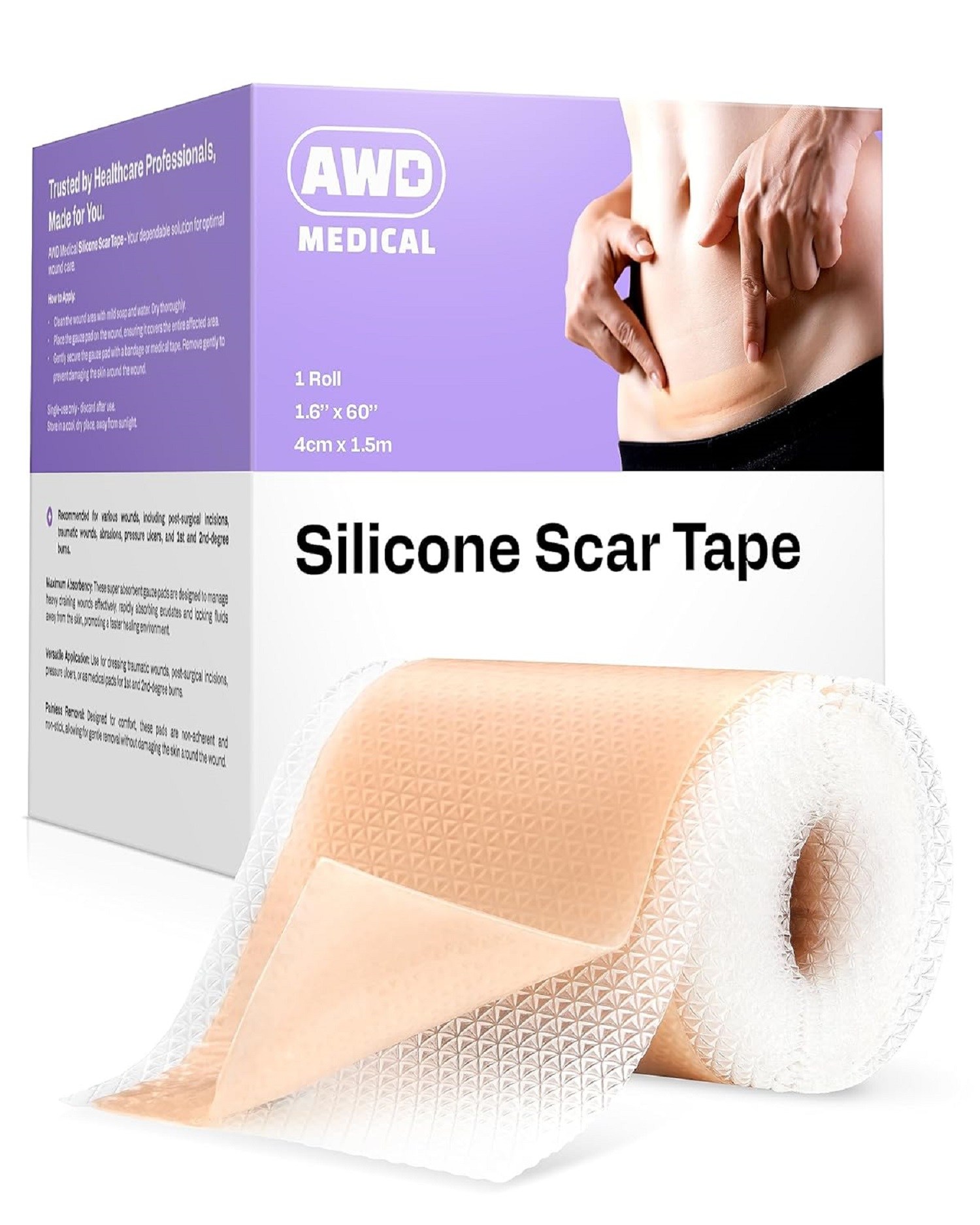 AWD Medical Silicone Scar Tape