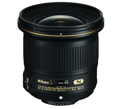 Nikon AF-S FX NIKKOR 20mm f/1.8G ED Fixed Lens with Auto Focus