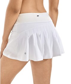 CRZ YOGA Women's Quick-Dry Athletic Tennis Skirts