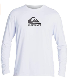 Quiksilver Men's Standard Solid Streak Long Sleeve Rashguard