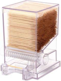 Serve Clean Clear Acrylic Toothpick Dispenser