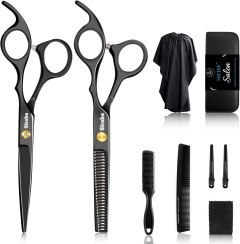 Sirabe 10-Piece Hair Cutting Scissors Set