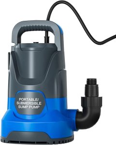 Panrano 1HP 3500 GPH Submersible Sump Pump