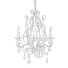 Tadpoles Chrome Finish Crystal Chandelier