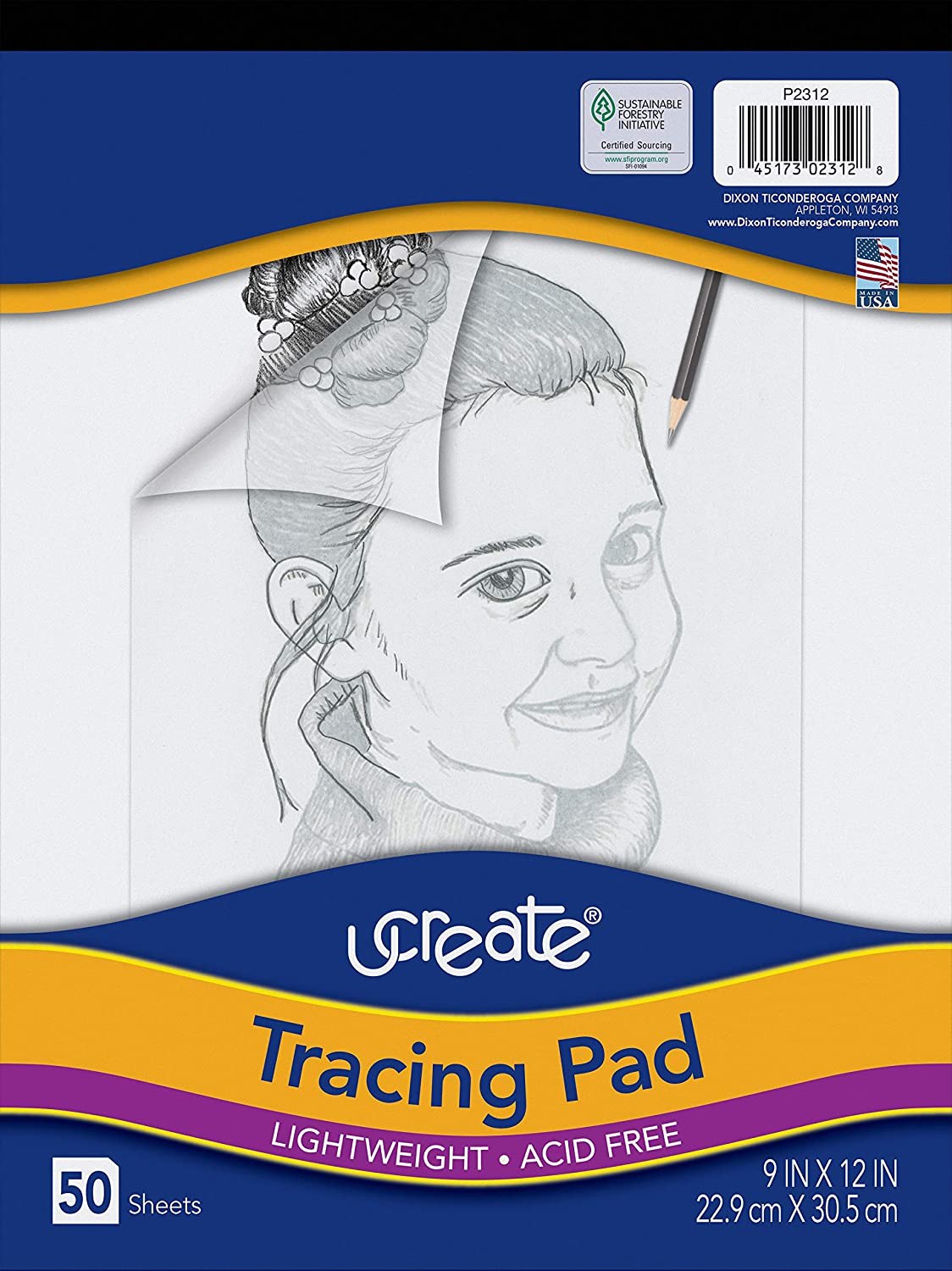 UCreate White, 9&quot; x 12&quot;, 50 Sheets