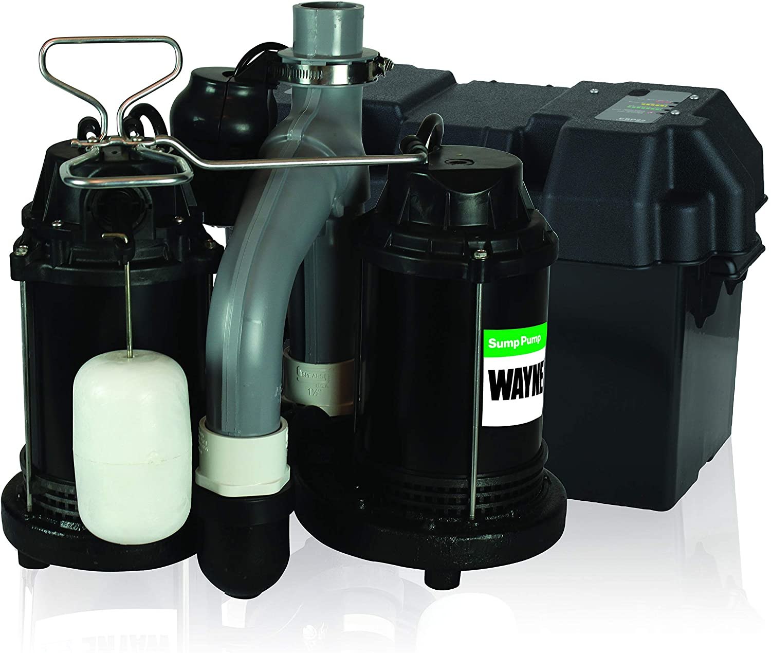Wayne 1/2 HP Primary and Battery Backup Combination Sump Pump System